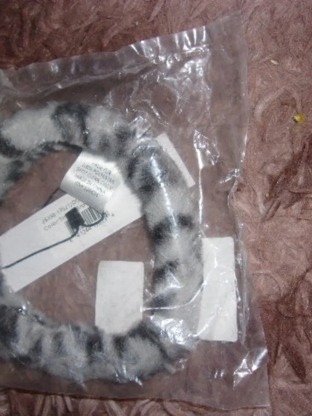 Eugenia Kim White Leopard Dora Faux Fur Headband One Size